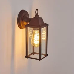 Luminaires Rustiques-hofstein Applique murale d'extérieur Hialeah Rouille, 1 lumière