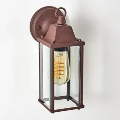 Luminaires Rustiques-hofstein Applique murale d'extérieur Hialeah Rouille, 1 lumière