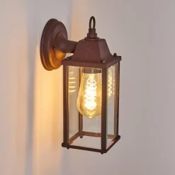 Luminaires Rustiques-hofstein Applique murale d'extérieur Hialeah Rouille, 1 lumière