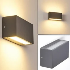 hofstein Applique murale d'extérieur Duluth LED Anthracite, 1 lumière