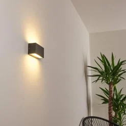 hofstein Applique murale d'extérieur Duluth LED Anthracite, 1 lumière