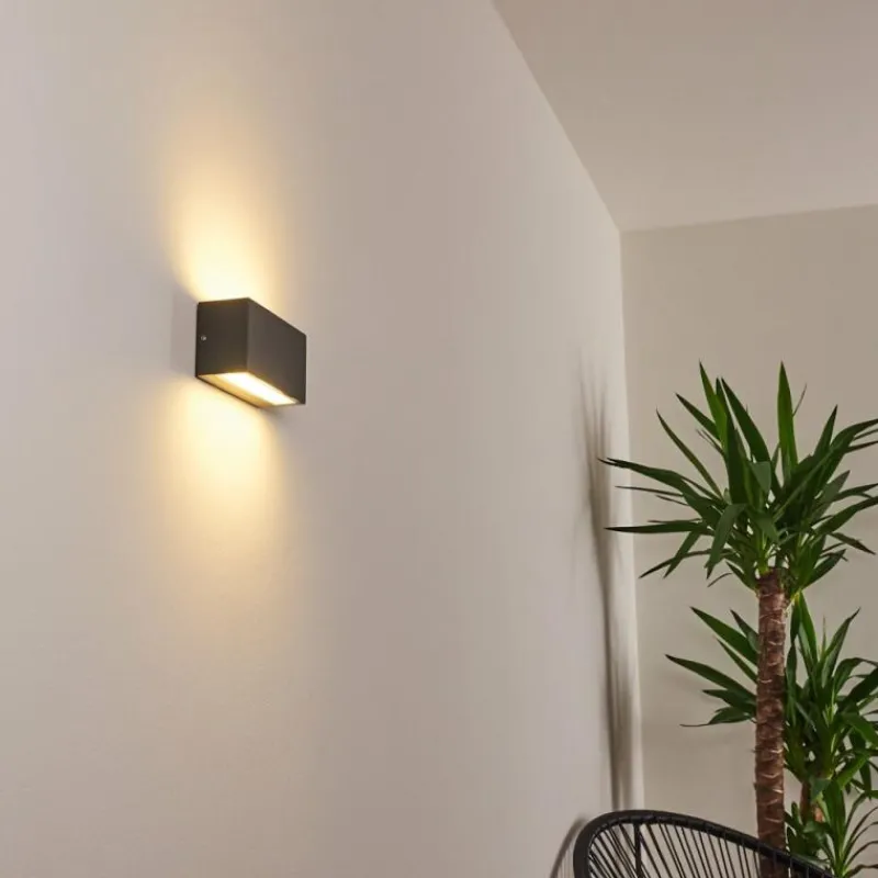 hofstein Applique murale d'extérieur Duluth LED Anthracite, 1 lumière
