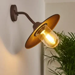 hofstein Applique murale d'extérieur Mijas Rouille, 1 lumière