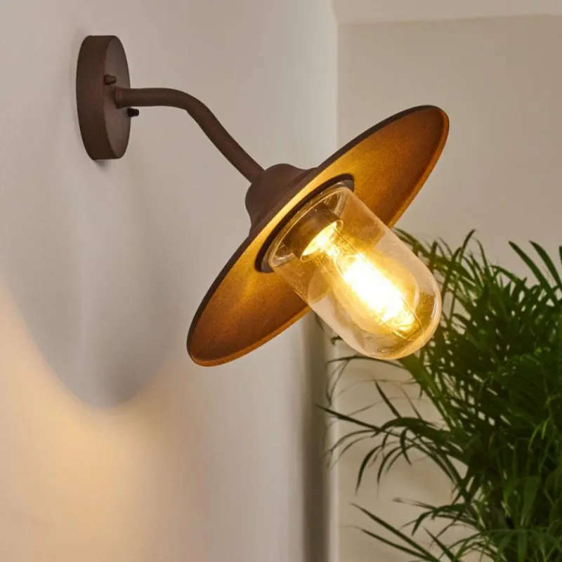 hofstein Applique murale d'extérieur Mijas Rouille, 1 lumière