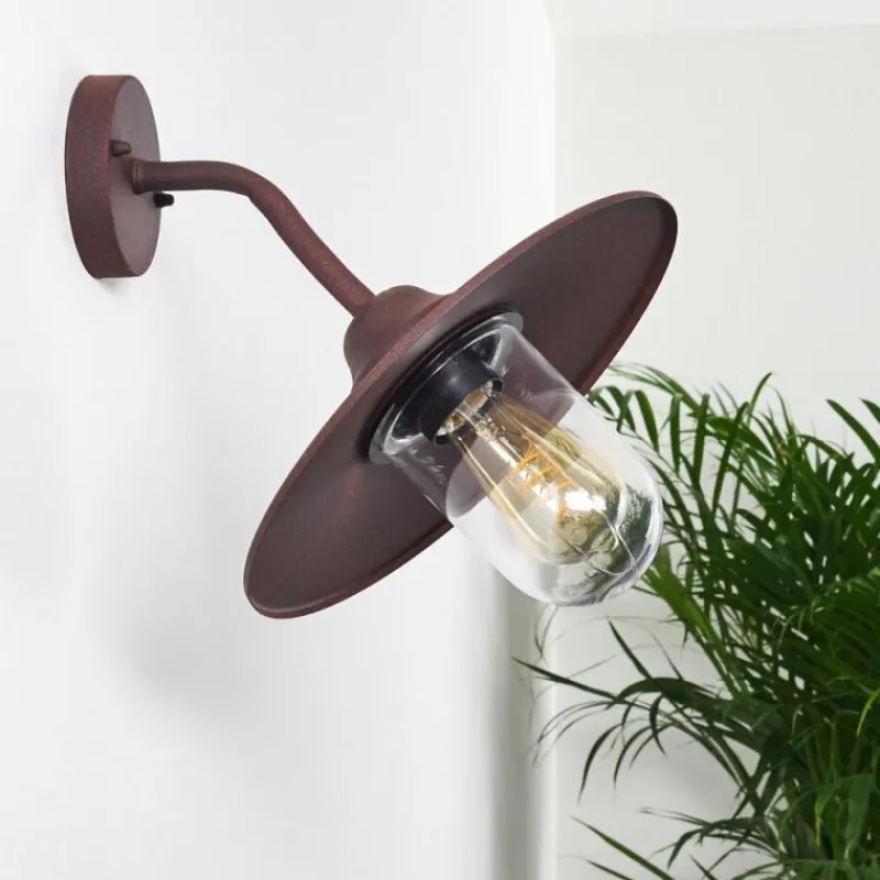 hofstein Applique murale d'extérieur Mijas Rouille, 1 lumière