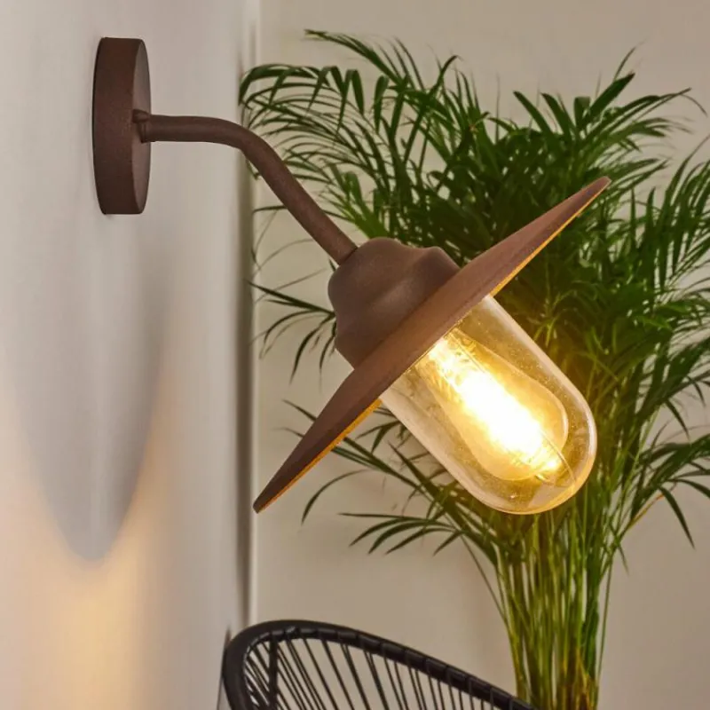 hofstein Applique murale d'extérieur Mijas Rouille, 1 lumière