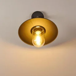 Lampes Vintages & Rétros-hofstein Applique murale d'extérieur Mijas Anthracite, 1 lumière