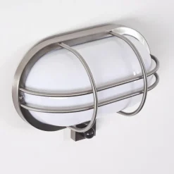 hofstein Applique murale d'extérieur Belmopan Acier inoxydable, 1 lumière, Détecteur de mouvement