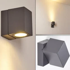 hofstein Applique murale d'extérieur Bregenz LED Anthracite, 1 lumière