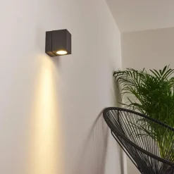 hofstein Applique murale d'extérieur Bregenz LED Anthracite, 1 lumière