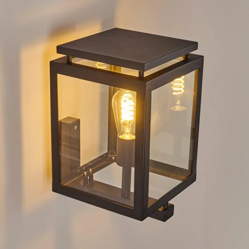 Luminaires Rustiques-hofstein Applique murale d'extérieur Greensboro Noir, 1 lumière