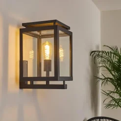 Luminaires Rustiques-hofstein Applique murale d'extérieur Greensboro Noir, 1 lumière