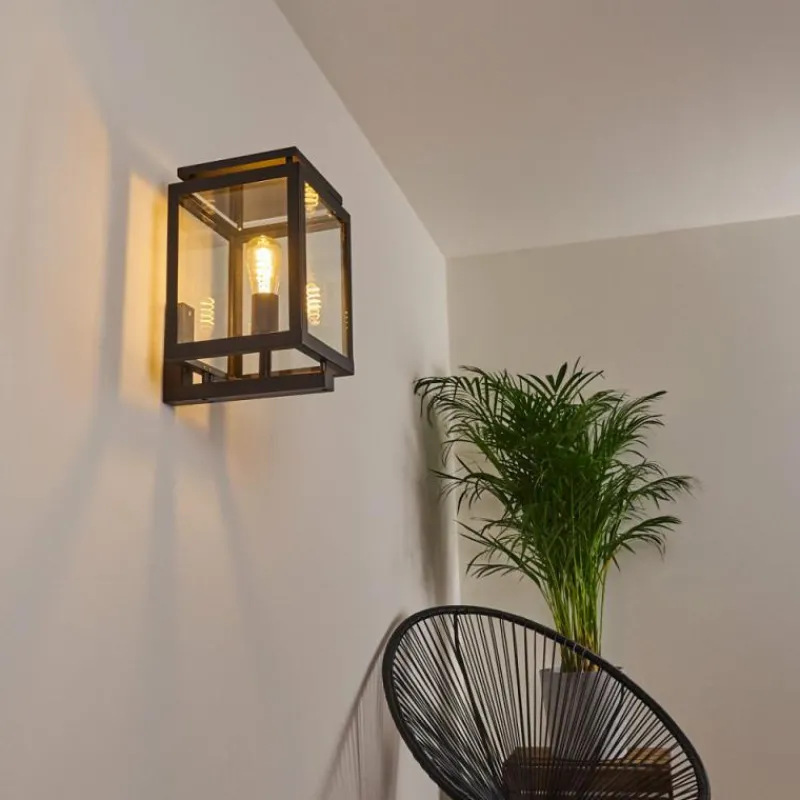 Luminaires Rustiques-hofstein Applique murale d'extérieur Greensboro Noir, 1 lumière