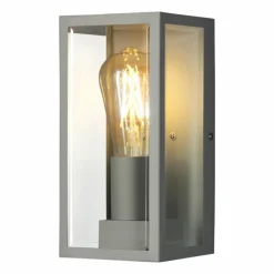 Luminaires Lutec Applique murale d'extérieur Lutec Mondrian Argenté, 1 lumière