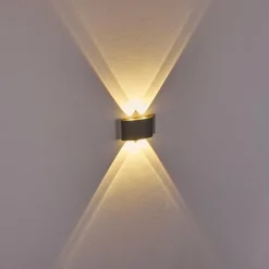 hofstein Applique murale d'extérieur Abaiang LED Gris, 1 lumière