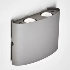 hofstein Applique murale d'extérieur Abaiang LED Gris, 1 lumière