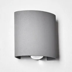 hofstein Applique murale d'extérieur Abaiang LED Gris, 1 lumière