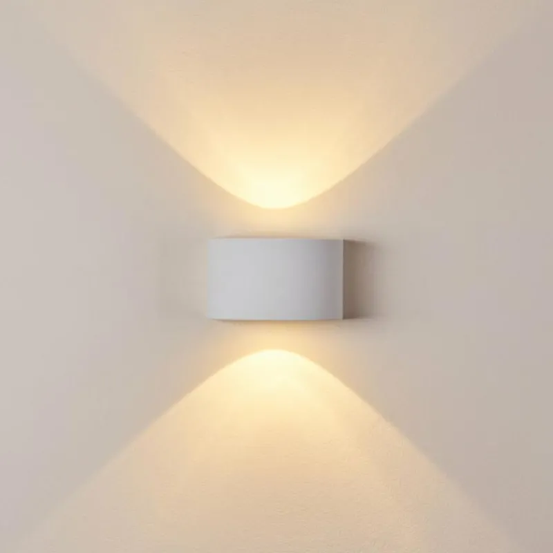 hofstein Applique murale d'extérieur Windhoek LED Blanc, 2 lumières