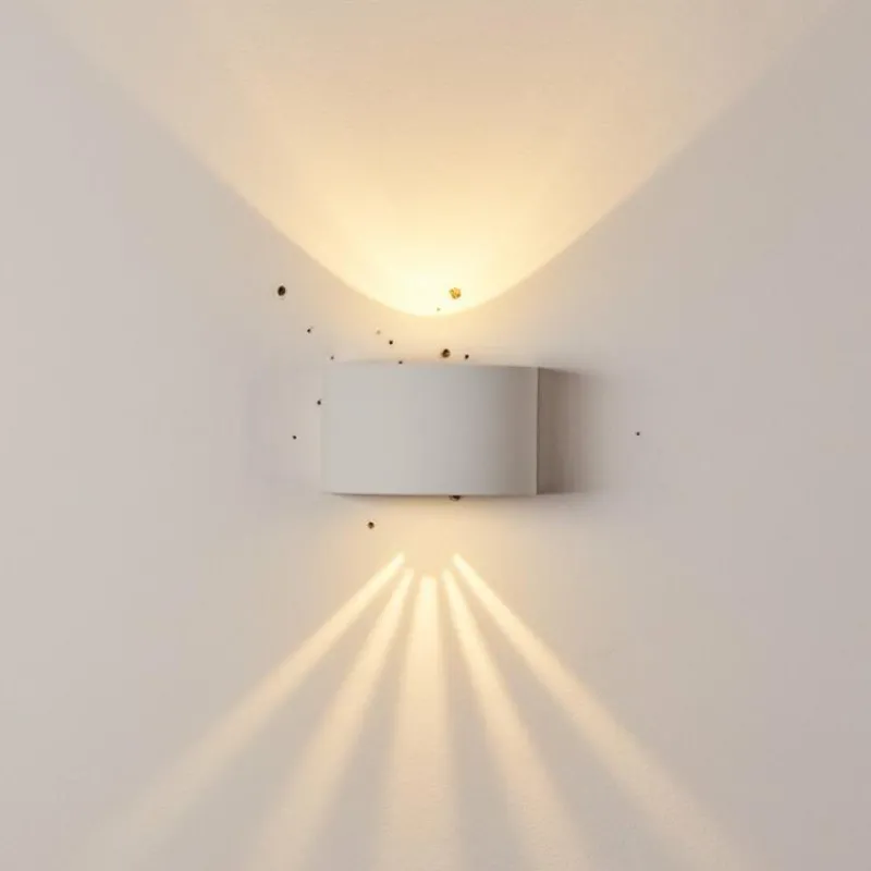 hofstein Applique murale d'extérieur Windhoek LED Blanc, 2 lumières