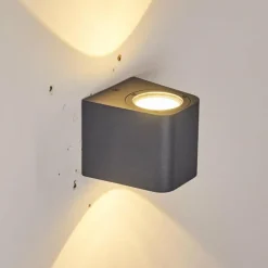 hofstein Applique murale d'extérieur Maputo LED Anthracite, 2 lumières