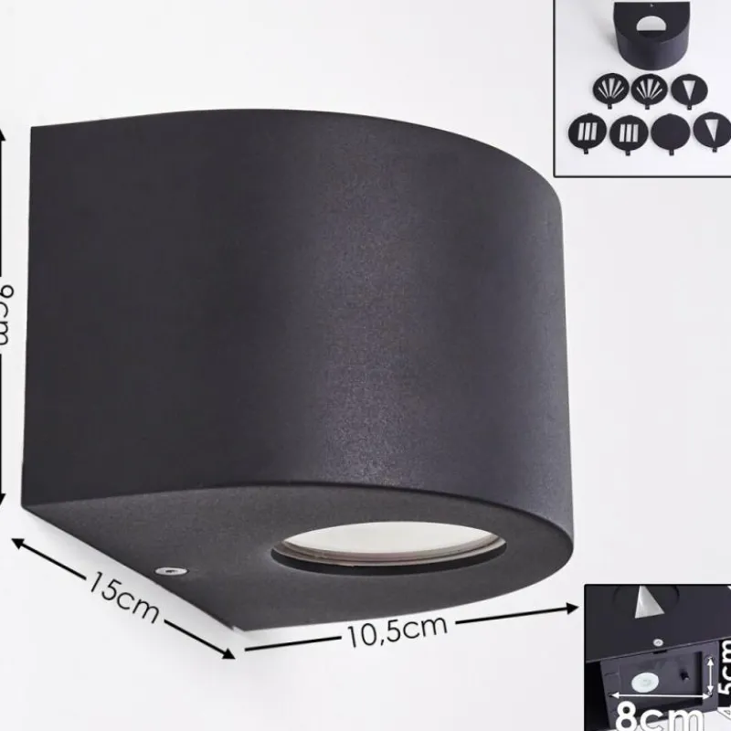 hofstein Applique murale d'extérieur Windhoek LED, 2 lumières