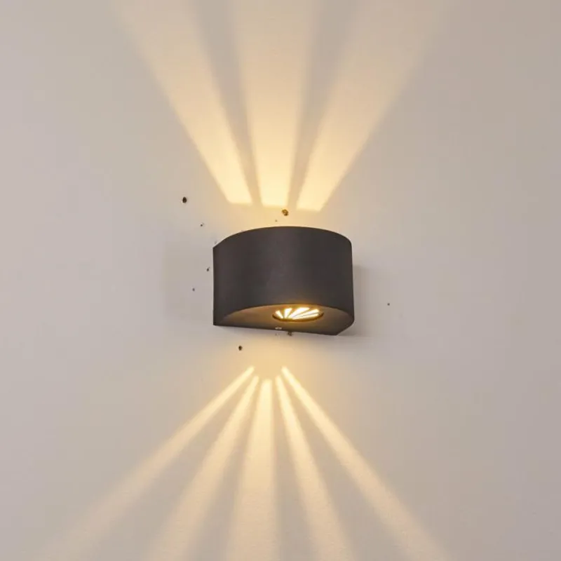 hofstein Applique murale d'extérieur Windhoek LED, 2 lumières