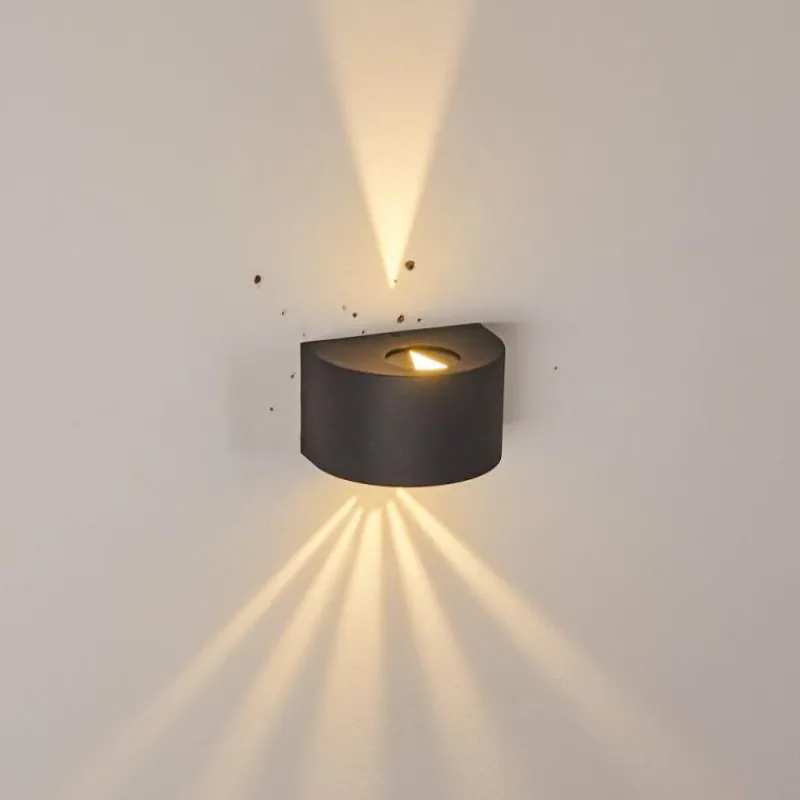 hofstein Applique murale d'extérieur Windhoek LED, 2 lumières