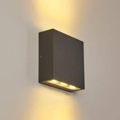 hofstein Applique murale d'extérieur Tinglev LED Anthracite, 1 lumière