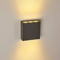 hofstein Applique murale d'extérieur Tinglev LED Anthracite, 1 lumière