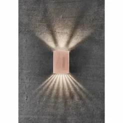 Luminaires Nordlux Applique murale d'extérieur Nordlux FOLD LED Cuivre, 2 lumières
