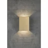 Luminaires Nordlux Applique murale d'extérieur Nordlux FOLD LED Laiton, 2 lumières