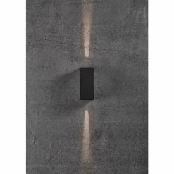 Luminaires Nordlux Applique murale d'extérieur Nordlux ASBOL LED Noir, 2 lumières