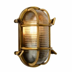 Lampes Dorées-Luminaires Lucide Applique murale d'extérieur Lucide DUDLEY Or, Laiton, 1 lumière