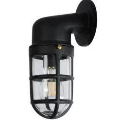 Luminaires Lucide Applique murale d'extérieur Lucide DUDLEY Noir, 1 lumière