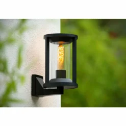 Luminaires Lucide Applique murale d'extérieur Lucide CADIX Noir, 1 lumière
