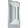 Luminaires Eglo Applique murale d'extérieur Eglo CISTIERNA Acier inoxydable, 2 lumières