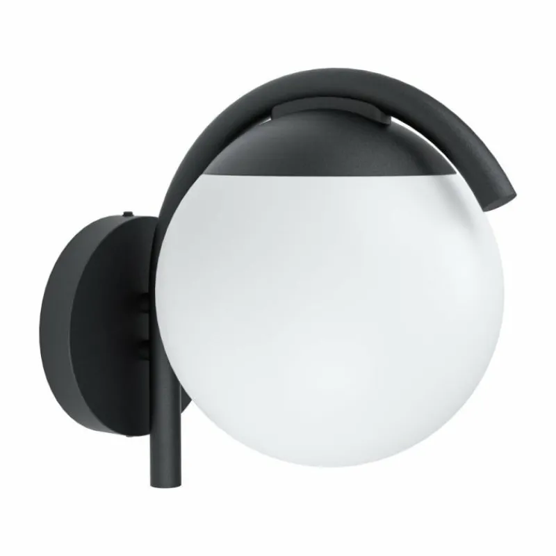 Luminaires Eglo Applique murale d'extérieur Eglo PRATA VECCHIA Noir, 1 lumière