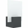 Luminaires Eglo Applique murale d'extérieur Eglo ADAMELLO LED Noir, 1 lumière