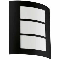 Luminaires Eglo Applique murale d'extérieur Eglo CITY Noir, 1 lumière