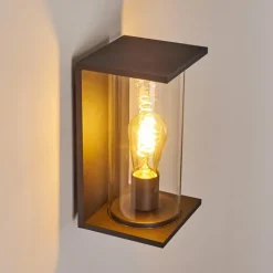 hofstein Applique murale d'extérieur Lesotho Noir, 1 lumière