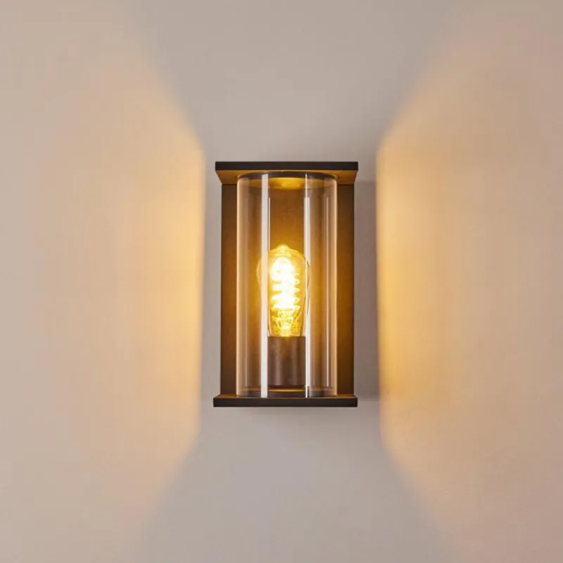 hofstein Applique murale d'extérieur Lesotho Noir, 1 lumière