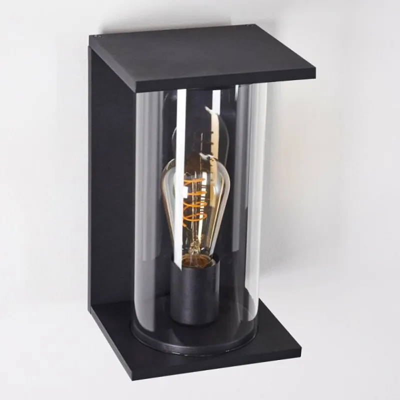 hofstein Applique murale d'extérieur Lesotho Noir, 1 lumière