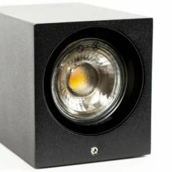 KS Verlichting Applique murale d'extérieur Geo Noir, 1 lumière