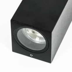 KS Verlichting Applique murale d'extérieur Geo Noir, 1 lumière