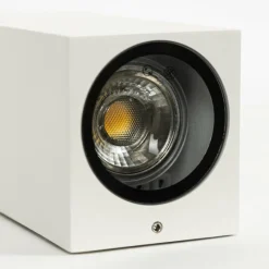 KS Verlichting Applique murale d'extérieur Geo Blanc, 1 lumière