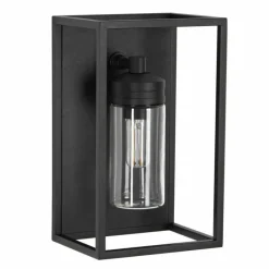 KS Verlichting Applique murale d'extérieur Hudson Noir, 1 lumière