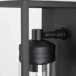 KS Verlichting Applique murale d'extérieur Hudson Noir, 1 lumière