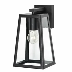 Luminaires Rustiques-KS Verlichting Applique murale d'extérieur Luuk Noir, 1 lumière