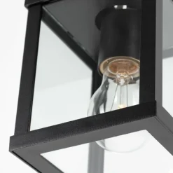 KS Verlichting Applique murale d'extérieur Huizen Noir, 1 lumière