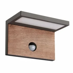 Luminaires Mantra Applique murale d'extérieur Mantra RUKA LED Gris, 1 lumière, Détecteur de mouvement